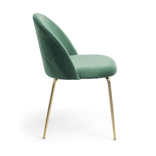 Polly velvet online dining chair